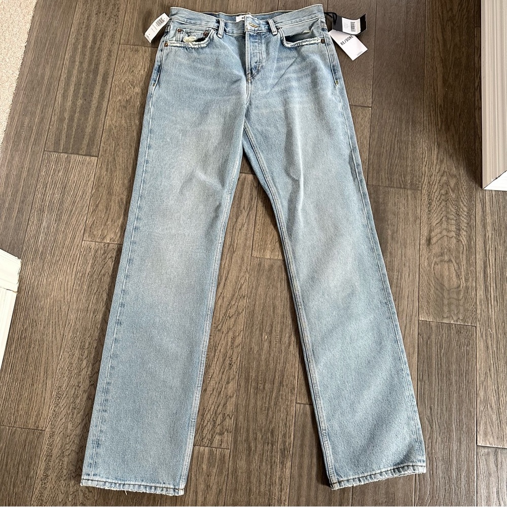 NWT RE/DONE Easy Straight Jean Sz 26